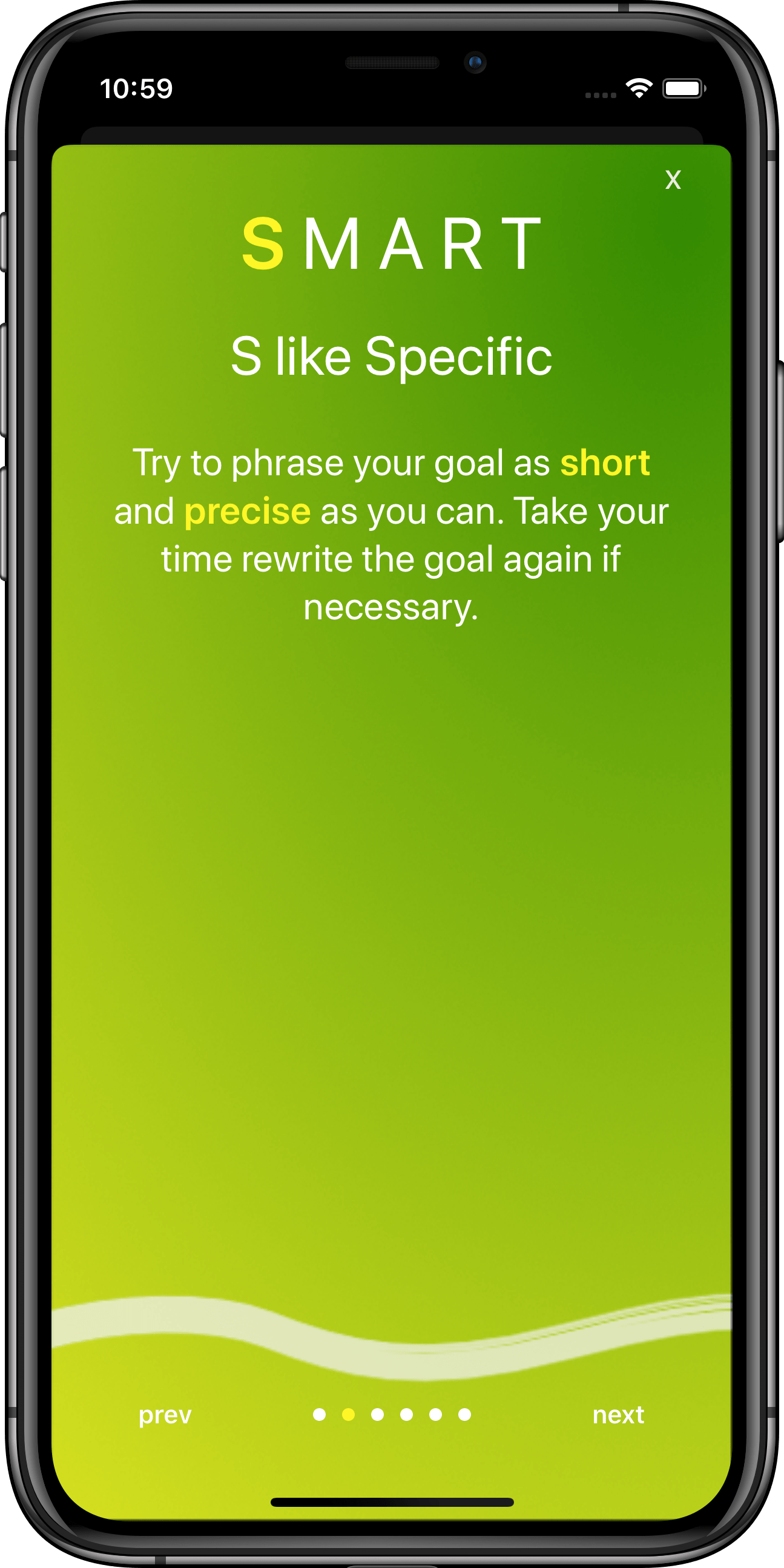 Goal Setting App GoalJo